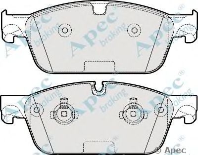 APEC BRAKING pad1914 -  Комплект тормозных колодок, дисковый тормоз